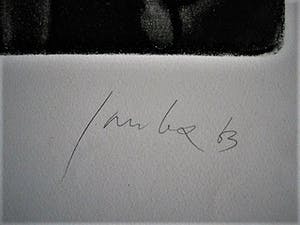 Jan Cox - Prominent Graficus - 1963 - Grote Ets "Puzzles" potloodgesignd -Kleine oplage!! kopen? Bied vanaf 40!