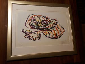 Karel Appel - rustende kikker 1978 kopen? Bied vanaf 795!