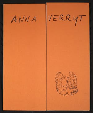 Anna Verrijt - Portfolio met 5 zeefdrukken in bijbehorende map, Scraps I t/m V kopen? Bied vanaf 1!