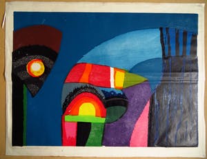 Guillaume Le Roy - Zonder titel - Houtsnede kopen? Bied vanaf 55!