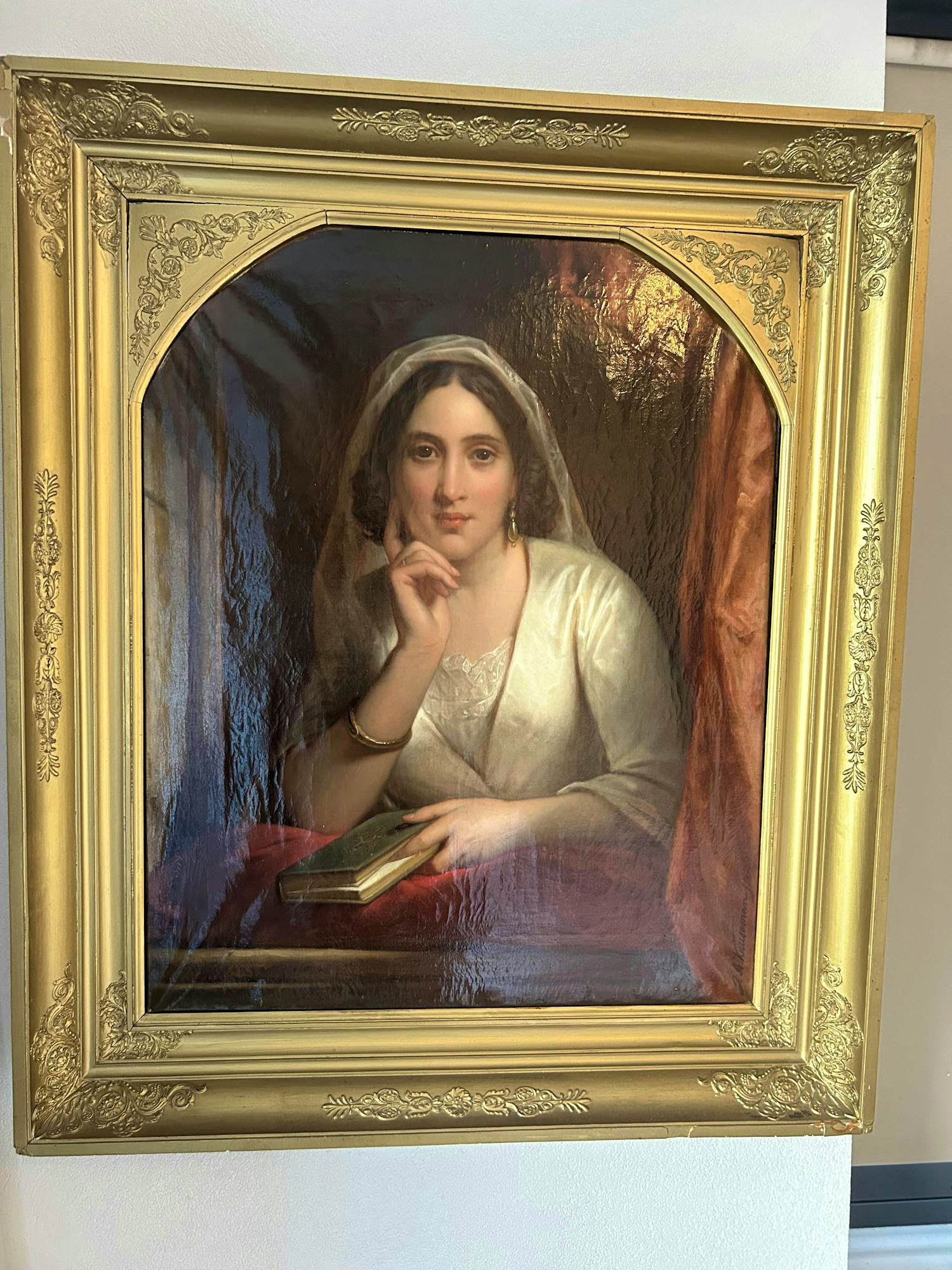 Jan Adam Kruseman - Portret vrouw bruid kopen? Bied vanaf 2000!