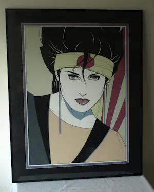 Buy Patrick NAGEL - 4 Grote ingelijste zeefdrukken , Vrouwen? Bid from 100!