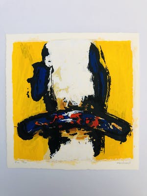 Hans Vanhorck - zonder titel -geel- kopen? Bied vanaf 45!