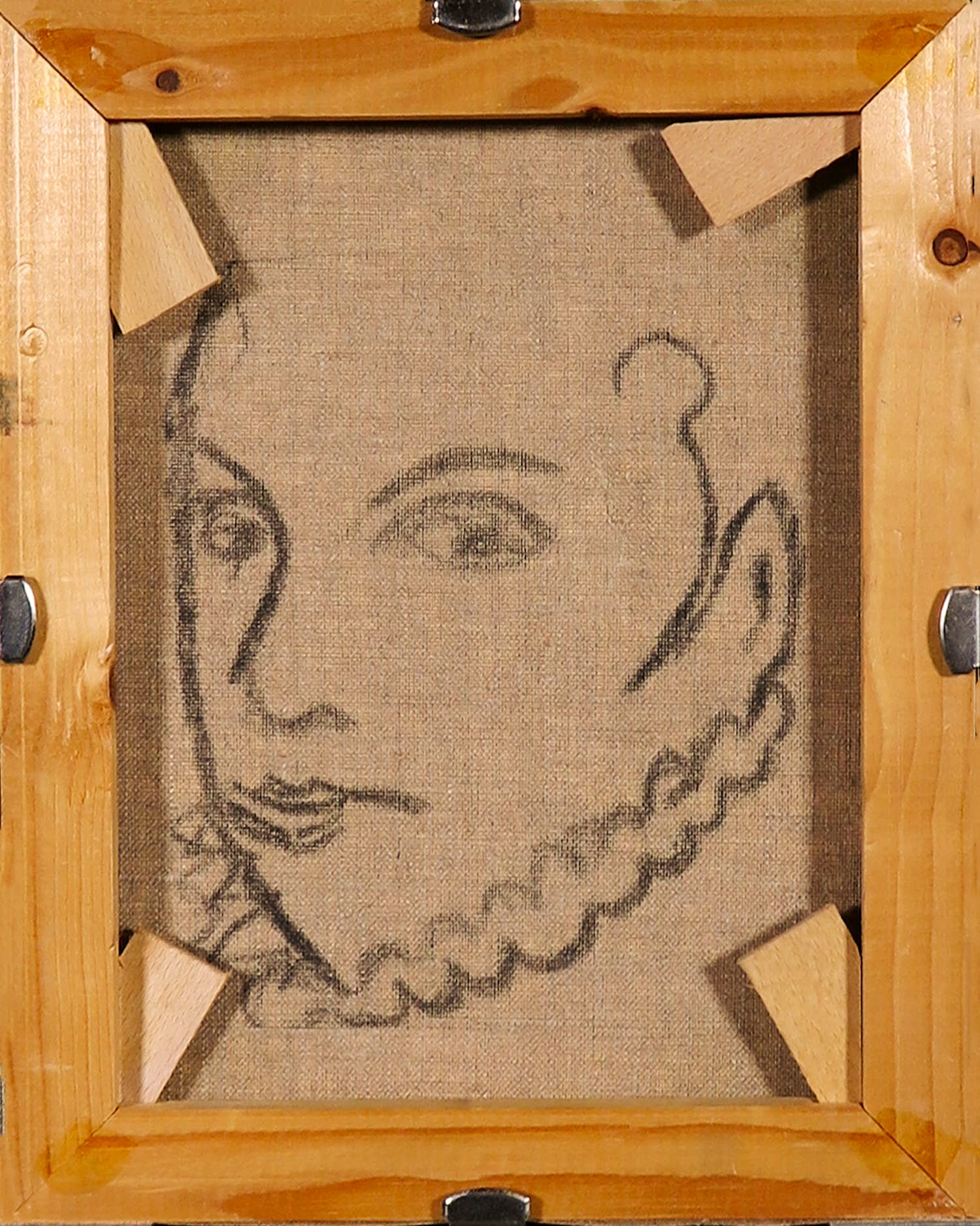 Tanya von Barnau Sythoff - Gemengde technieken op doek, titel: “Vervalsingen” verkocht voor € 1!