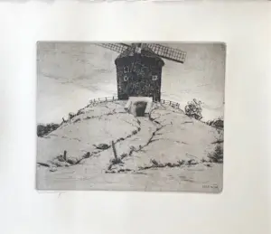 Willem Witjens - Molen Zeddam - Ets kopen? Bied vanaf 20!