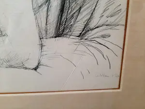 Aat Veldhoen - Rotaprint: Zittende jonge vrouw, naakt kopen? Bied vanaf 35!