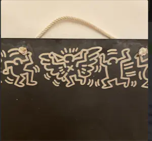 Keith Haring - Pop Shop Chalkboard 53 x 53 cm zwart kopen? Bied vanaf 90!