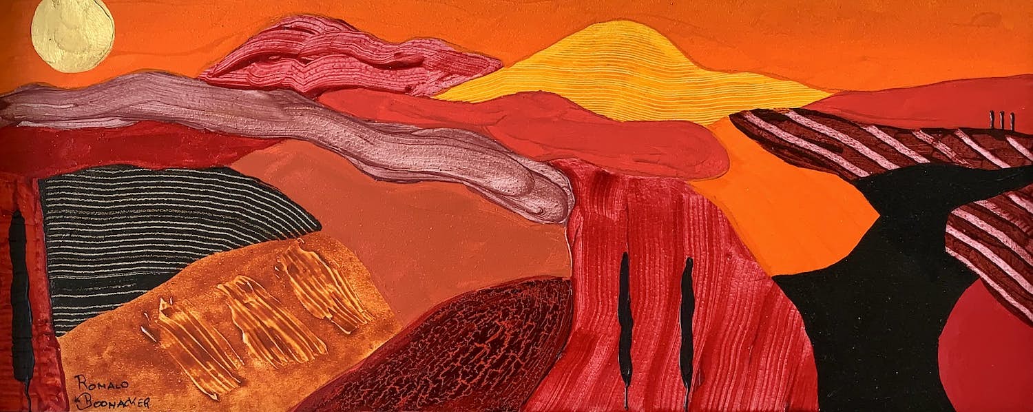 Ronald Boonacker - Italiaans Landschap (certificaat van echtheid) kopen? Bied vanaf 90!