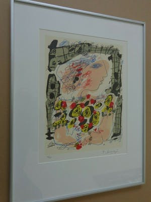 Kees Salentijn - VESTIDOS V / KLEURZEEFDRUK / 66x51cm / KADER / SIG / 2012 kopen? Bied vanaf 60!