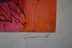 Mohamed Quraish - Zon van Babylon - Zeefdruk - Gesigneerd kopen? Bied vanaf 10!