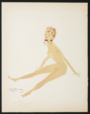 Jean-Gabriel Domergue - Litho, Suzette uit de portfolio La Parisienne kopen? Bied vanaf 150!