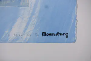 Crail Moansburg - Handbewerkte zeefdruk, Inscribe - Ingelijst (Groot) kopen? Bied vanaf 100!