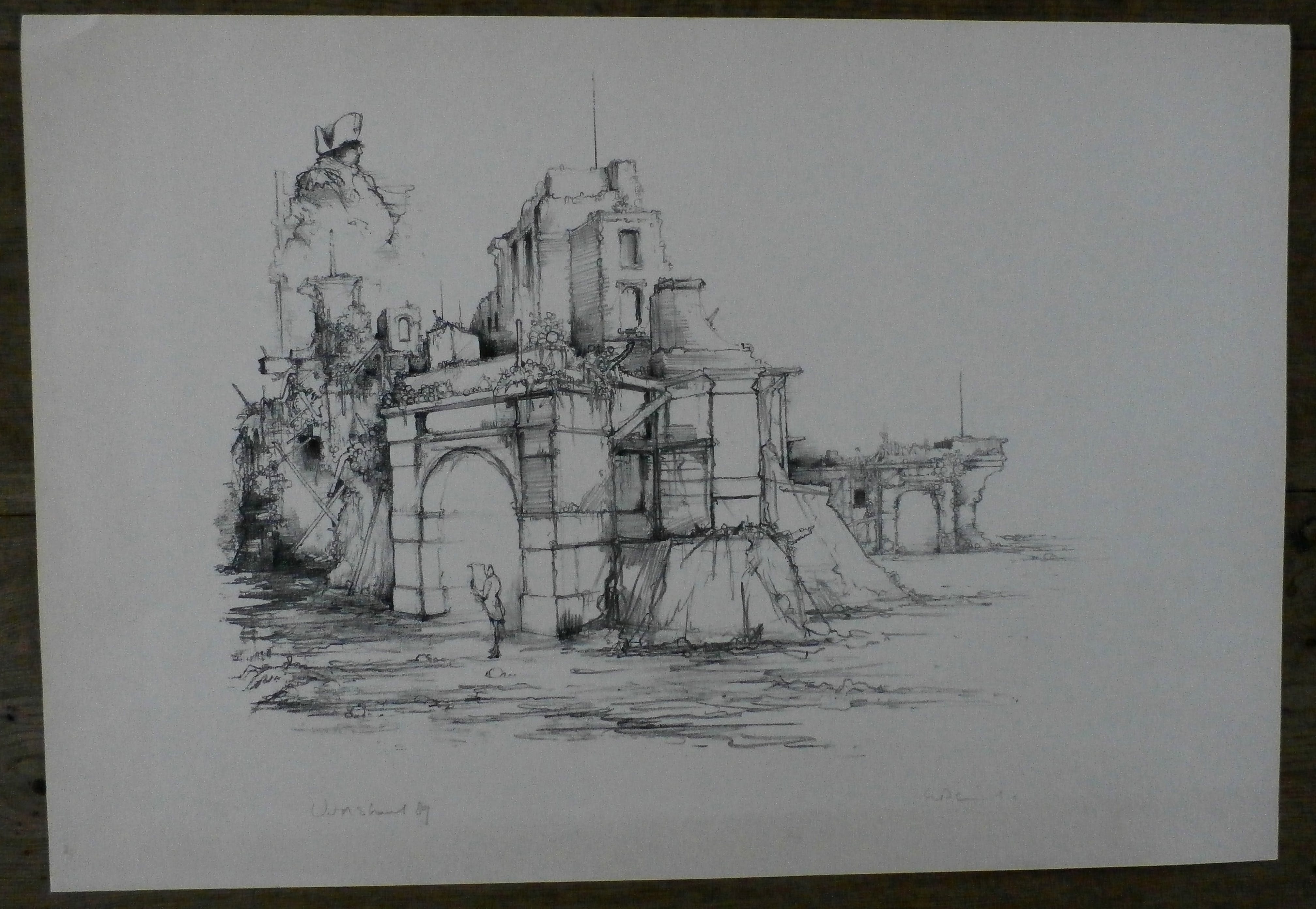 Dirkje Kuik - litho: Voorschout - 1989 kopen? Bied vanaf 45!