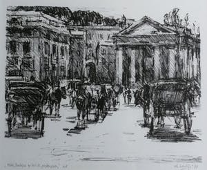 Rob Houdijk - Rome, Koetsjes op het St. Pietersplein kopen? Bied vanaf 75!