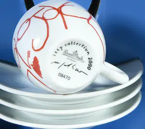 Mimmo Paladino - voor Illy - Minimalia - 6-persoons espresso-set - Porselein (door Rosenthal) kopen? Bied vanaf 1!