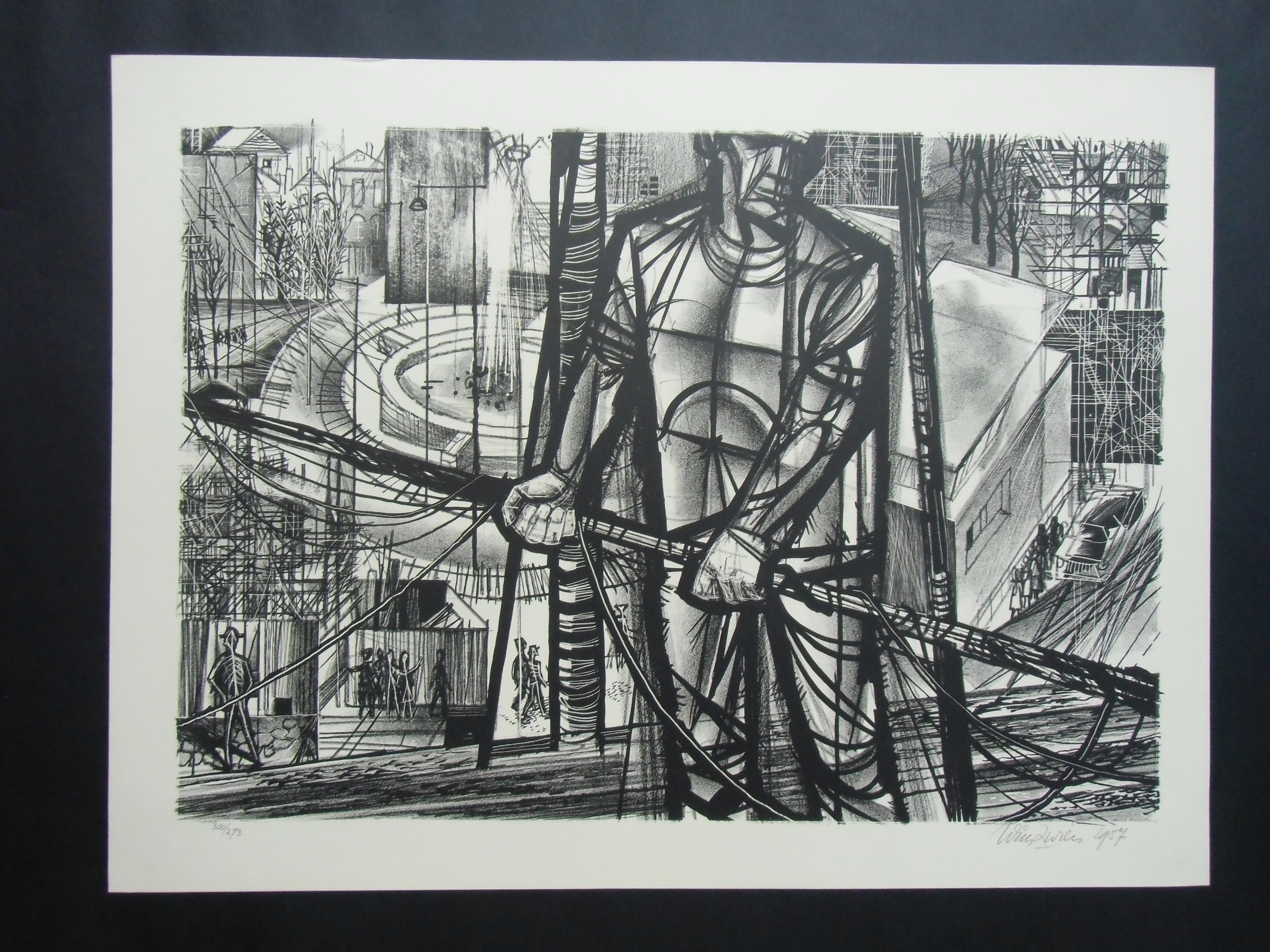 Wim Zwiers - ZONDER TITEL /// LITHO VAN WIM ZWIERS kopen? Bied vanaf 30!