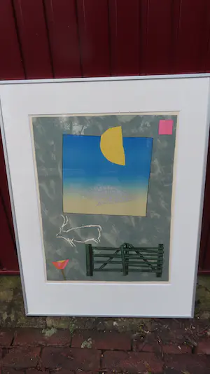 Harrie Gerritz - Heldere maan in landschap kopen? Bied vanaf 59!