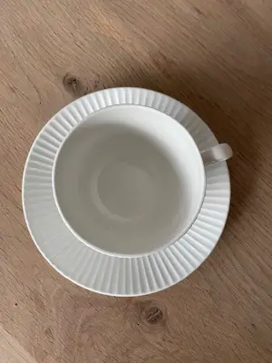 Kaj Franck - Zeldzame mid-century kop schotel Sointu (wit/creme) kopen? Bied vanaf 25!