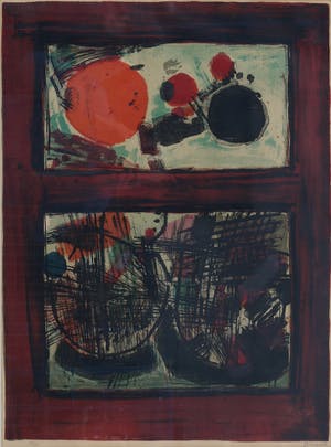 Corneille - Ingelijste litho: Terre et Astres - 1959 kopen? Bied vanaf 495!
