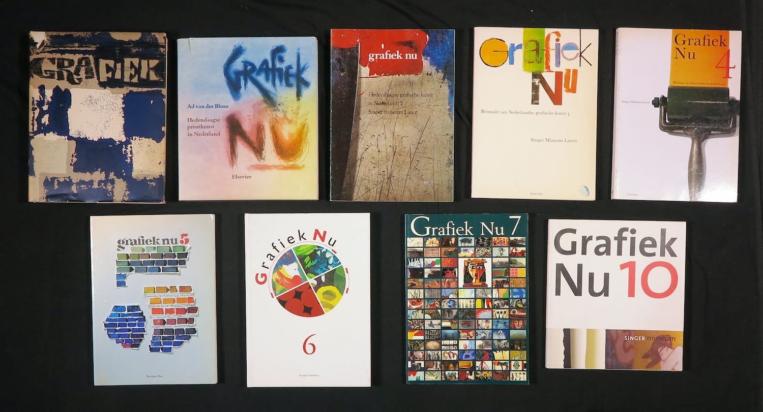 Various Artists Books - Lot van 9 boeken over Grafiek! met 8 van de Grafiek Nu serie! verkocht voor € 1!