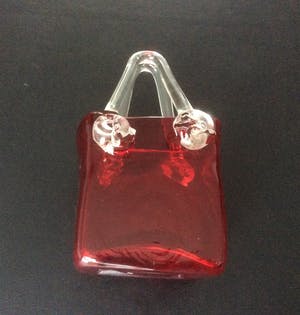 Niet of onleesbaar gesigneerd - TWEE GLASOBJECTEN kopen? Bied vanaf 1!