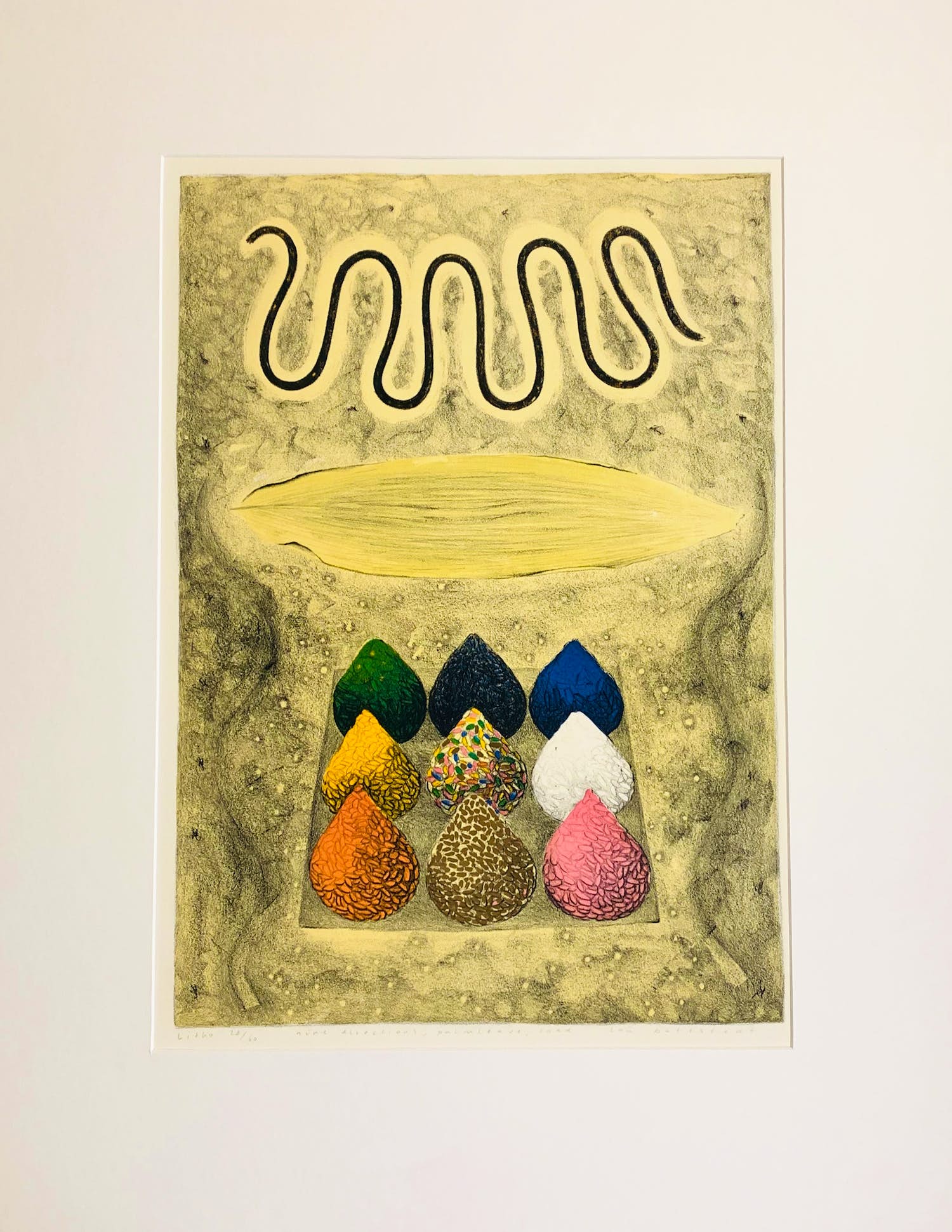 Lon Buttstedt - Nine directions, palm leaves, road verkocht voor € 38!