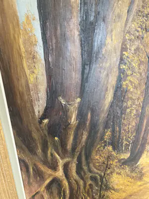 Onbekend - Expressief Modern Schilderij – Gesigneerd, Onbekende Kunstenaar – Herfst kopen? Bied vanaf 60!