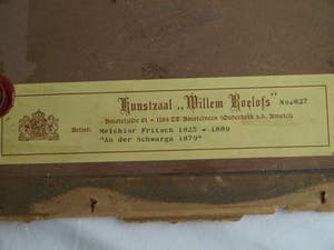 Melchior Fritsch - Aquarel , “An der Schwarza” – 1879 kopen? Bied vanaf 10!