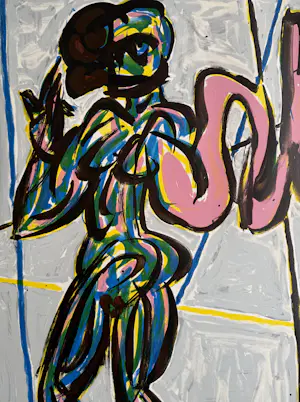 Alphons Freijmuth - handgesigneerde kleurenzeefdruk | 'Kris Kras' | 1994 kopen? Bied vanaf 80!