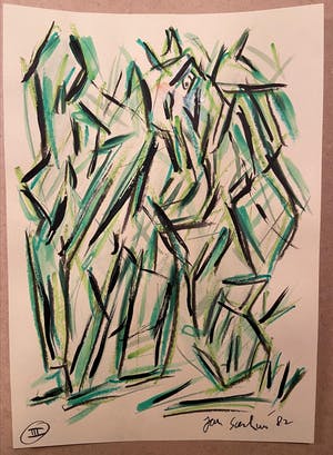 Jan Sierhuis - Acryl/Krijt kopen? Bied vanaf 1!