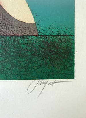 Pierre Henri Jacqout - Originele kleurenlitho – handgesigneerd - EA kopen? Bied vanaf 60!