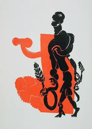 Helmut Andreas Paul Grieshaber - Engel der Geschichte Nr. 23. [Engel der Psychiatrie.] kopen? Bied vanaf 70!