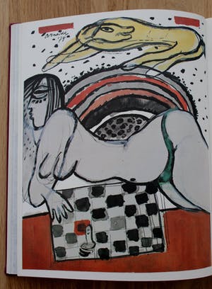 Corneille - Gesigneerde zeefdruk (1975) + boek: Journal de la Tour Diario de la Torre '73 kopen? Bied vanaf 275!