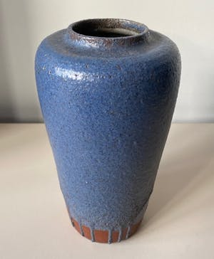 Pieter Groeneveldt - Vaas model 160 met blauw druipglazuur kopen? Bied vanaf 50!