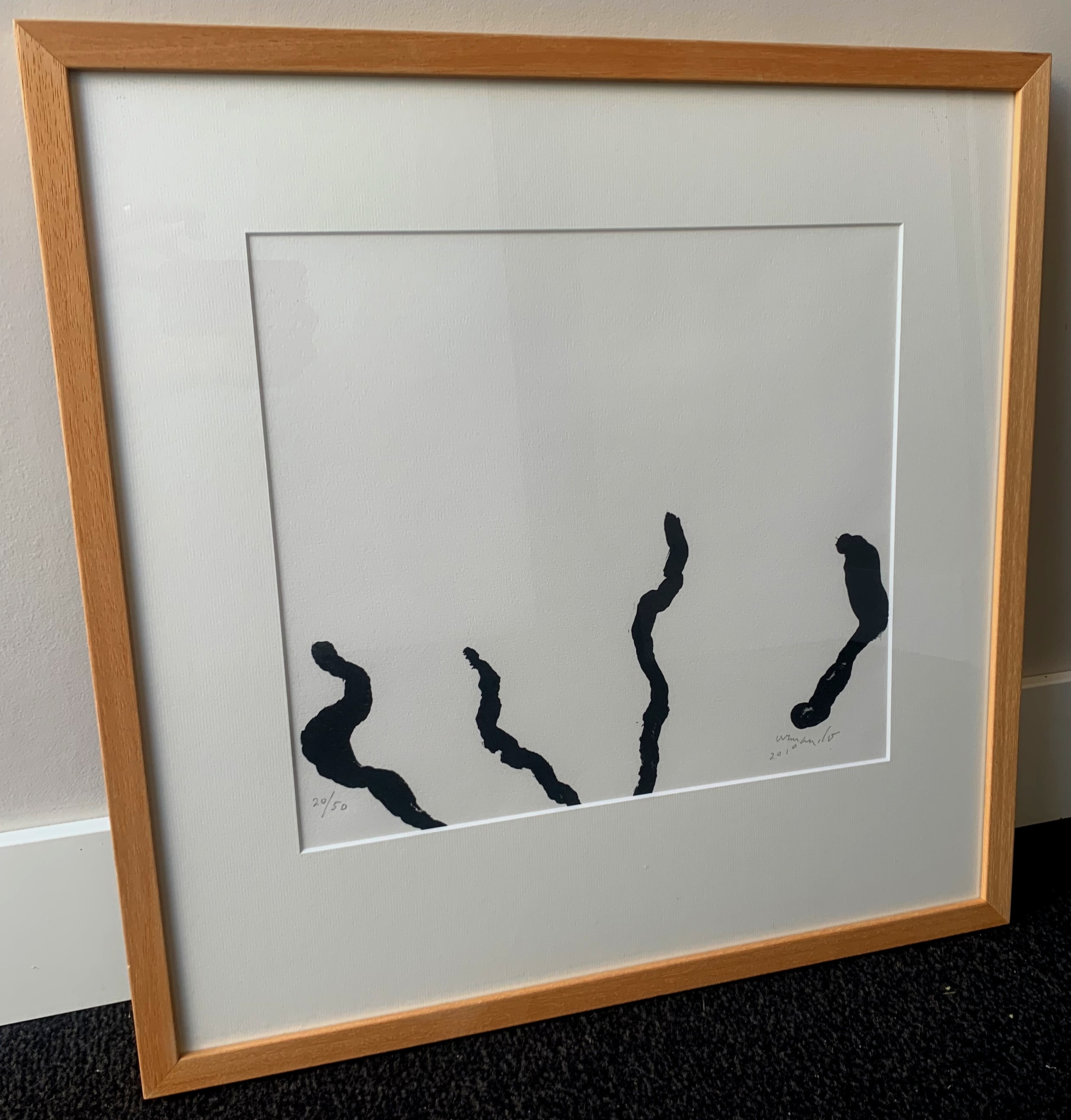 Armando - Ingelijste litho: De stilte - 2010 (nette lijst!) kaufen? Bieten Sie von 250!