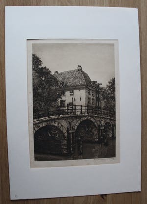 Cornelis Brandenburg - Ets: Amstel - 1917 kopen? Bied vanaf 75!