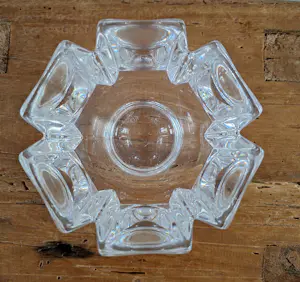 Orrefors - zware kristallen schaal, Lars Hellsten kopen? Bied vanaf 39!