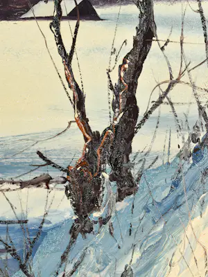 Albert Buikema - Winterse Alpenweide kopen? Bied vanaf 200!