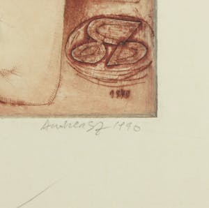 Szanto Andreasz - Lot van drie etsen, Scherzo + Ninety percent waterdeep + Ancienne porcelaine kopen? Bied vanaf 50!