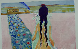 Kees van Dongen - Gravure 1001 nacht: 'La barque d'or' kopen? Bied vanaf 30!