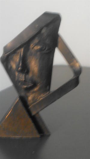 Brons (Onbekend) - Gezicht in Raam kopen? Bied vanaf 24!