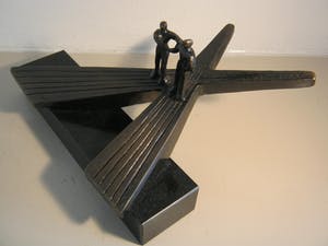 Corry Ammerlaan - Op Scheiding van Wegen - bronzen versie - inclusief certificaat kopen? Bied vanaf 125!