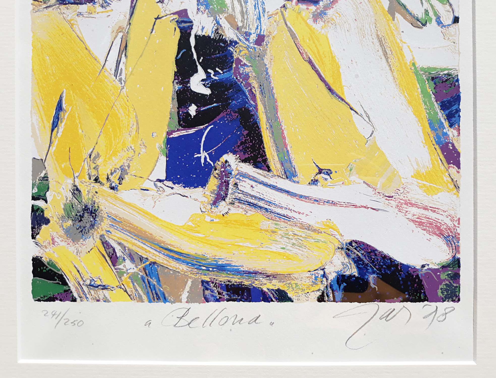 JAS - Bellona, zeefdruk (mooi ingelijst) kopen? Bied vanaf 1!