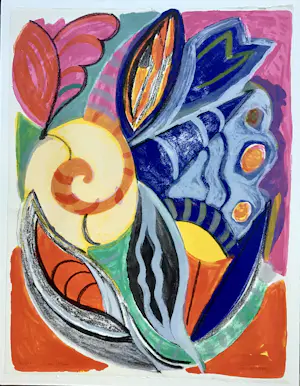 Dora Dolz - Litho, titel Bloem-Bloem kaufen? Bieten Sie von 50!