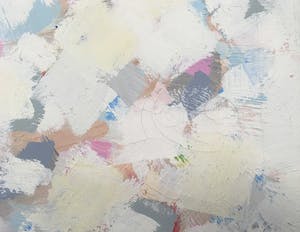 Roel Elzinga - Olieverf op doek, Abstracte compositie - Ingelijst kopen? Bied vanaf 50!