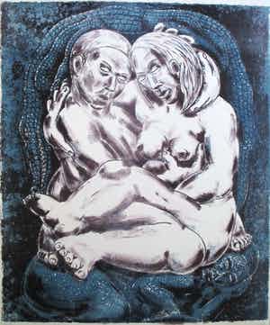 Jan Jordaan - Litho "First Love" verkocht voor € 50!
