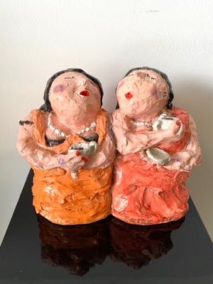 Gerdine Duijsens-Kroeze - Beeld. Kunsthars, Titel, Entre Nous kopen? Bied vanaf 40!
