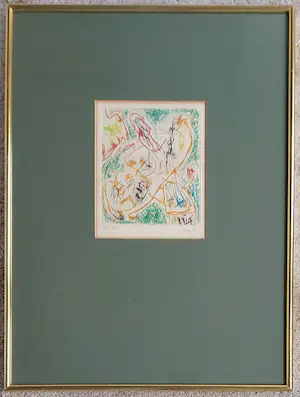 Asger Jorn - Zeldzame Aquatint - Tarotmagic kopen? Bied vanaf 1250!