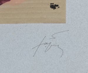 Antoni Tapies - Carborundum, Zonder titel - Ingelijst kopen? Bied vanaf 1!