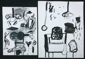 Anton Martineau - Lot van 5 unieke werken op papier! kopen? Bied vanaf 1!